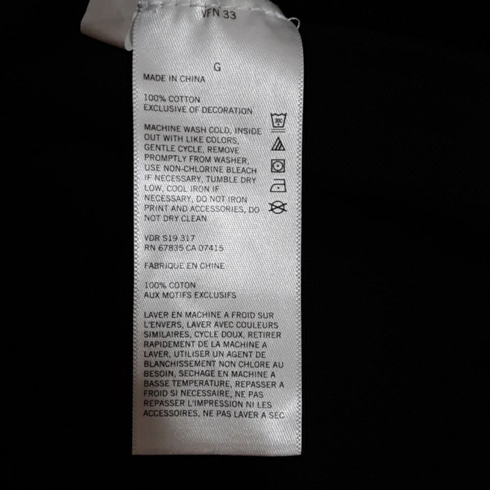Nautica NWT Sweater.Zippered Neckline. Blk/ Blue - Picture 5 of 5